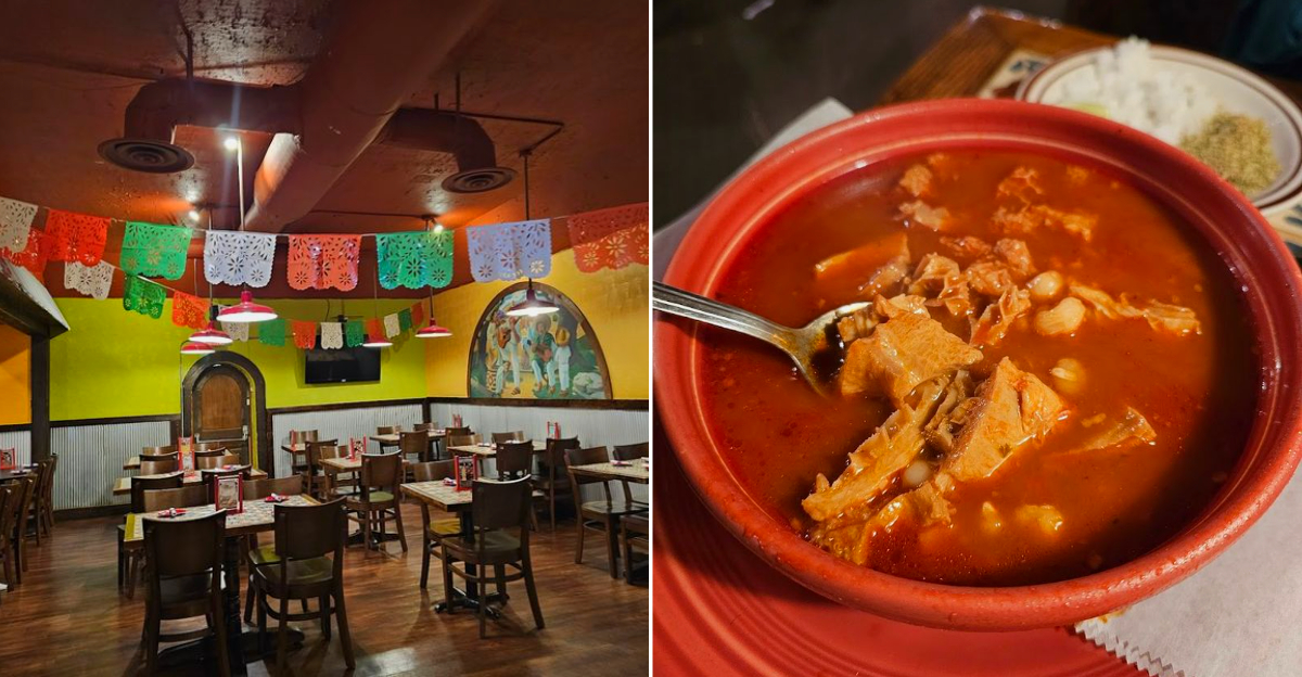 Inside Armando’s Mexican Restaurant