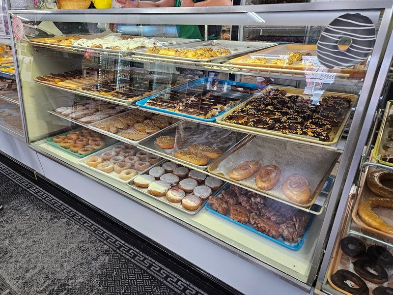 Arrive Early For Giant Donuts