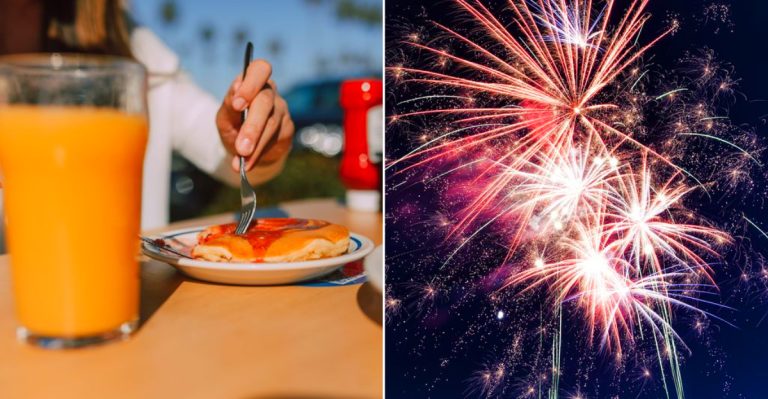 This Michigan Cherry Festival Breakfast Lets You Catch Flying Pancakes Before The Fourth Of July Fireworks