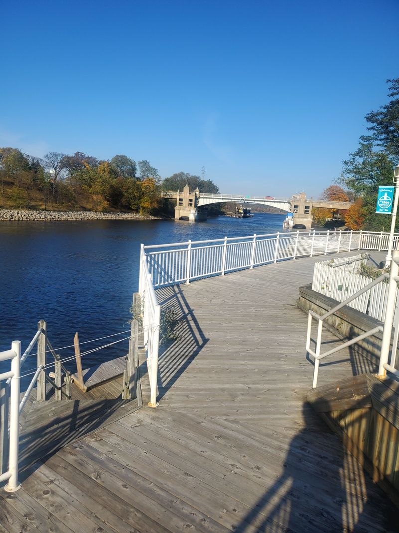 Walk The Riverwalk At Dawn