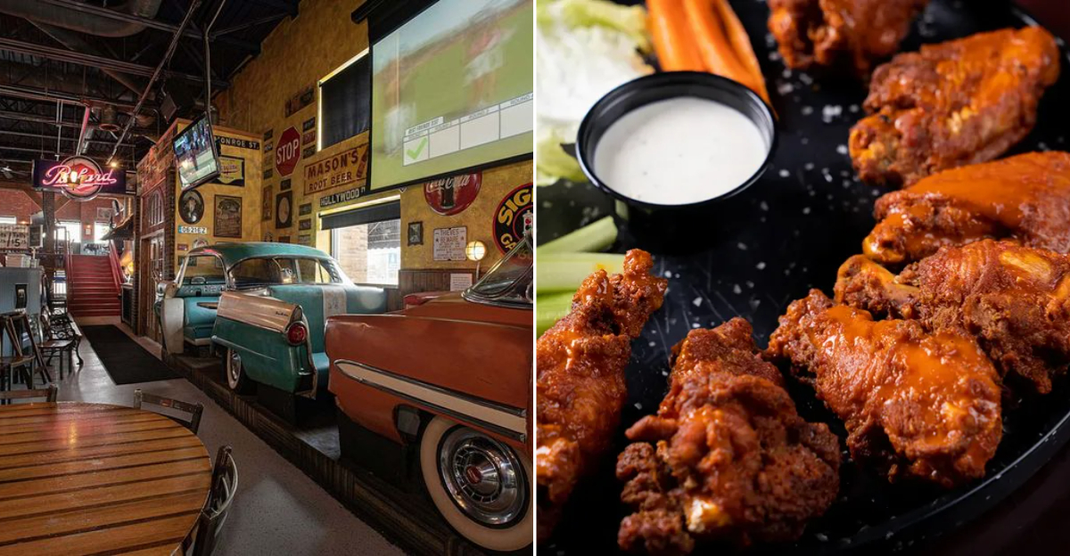 The Car-Themed Restaurant In Michigan Where You Can Dine Inside A 1950s Automobile
