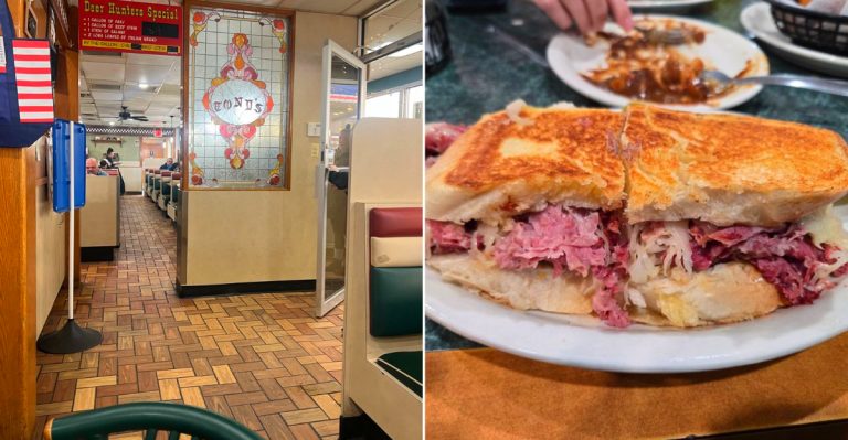 Inside Tony’s I-75 Restaurant and their huge sandwiches