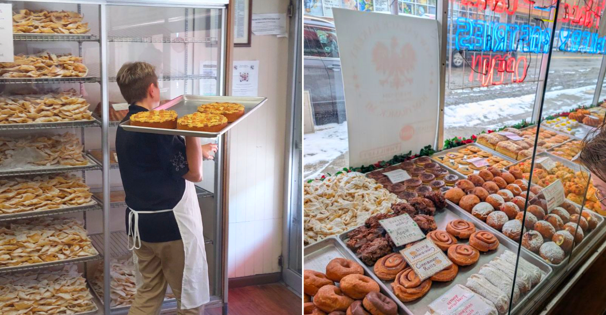 New Palace Bakery and their pastries