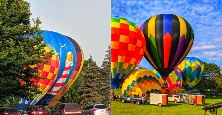 This Michigan Hot Air Balloon Festival Fills the Sky Over Jackson Every July