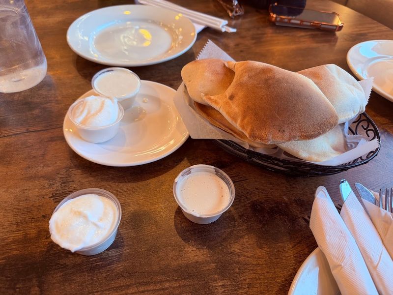 Warm Pita And Toum