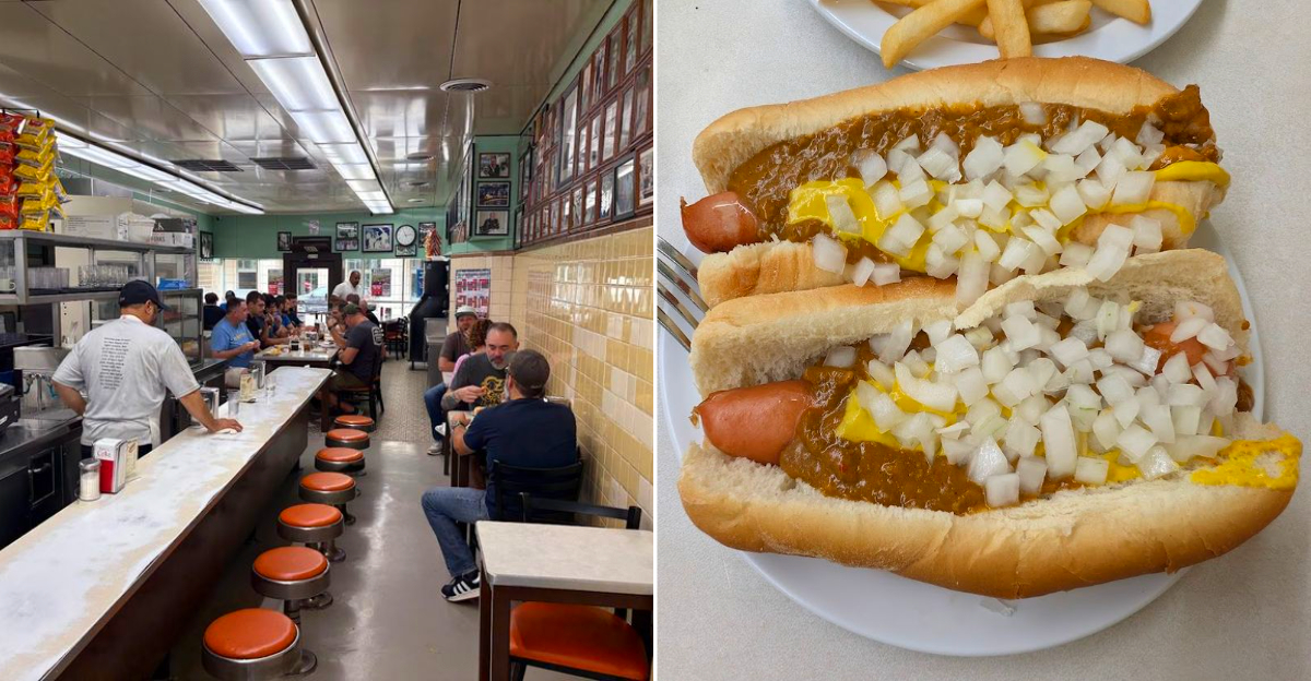 Lafayette Coney Island and their hot dogs