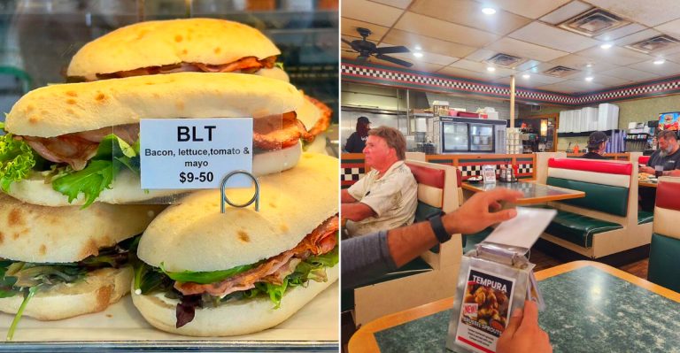 The BLTs and interior of Tony’s I-75 Restaurant