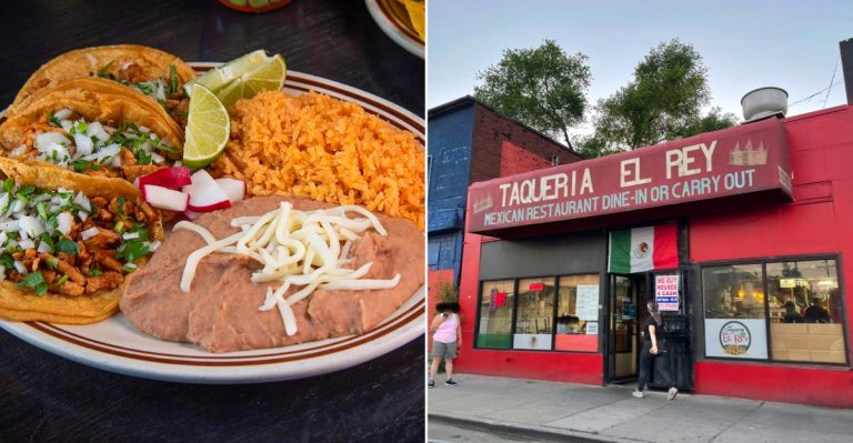 Amazing tacos from and exterior