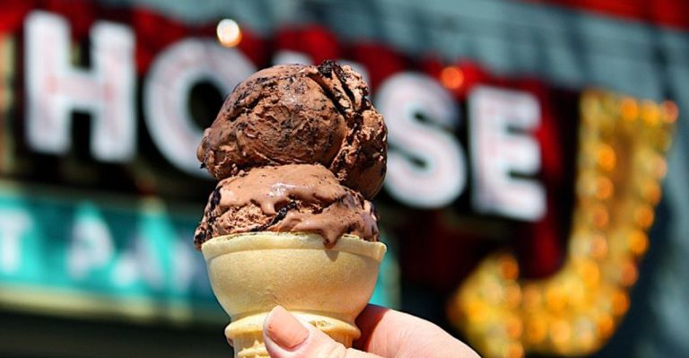 Ice cream from The Pump House