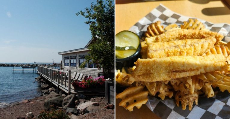 This Minnesota Lakeside Diner Serves Fried Fish So Crispy, It Defines Fall Evenings