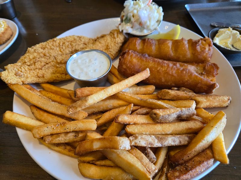 Fried Catfish With Hushpuppies