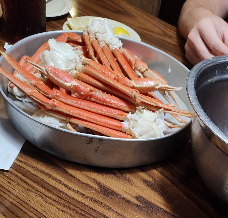 Blue Crabs Steamed To Perfection