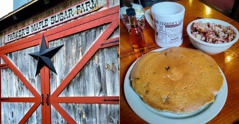 This New Hampshire Sugar House Serves Pancakes And Maple Syrup That Taste Like A Weekend Ritual