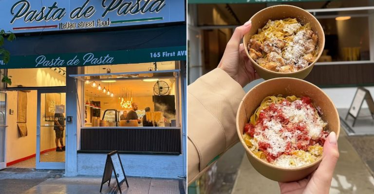 This New York Pasta Spot Serves $9.90 Fettuccine Alfredo In The Heart Of Manhattan