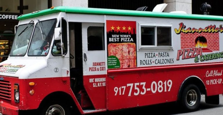 This New York Pizza Truck Serves Slices So Huge They’ve Become Legendary