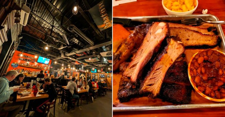 Inside the Meat BBQ and their delicious brisket