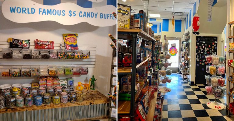 This Nostalgic Ohio Candy Shop Hides A $5 Candy Buffet Known Around The Globe