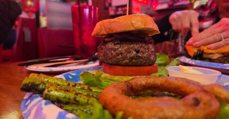 This Offbeat Ohio Burger Spot Serves Stacks So Big They Feel Like A Challenge