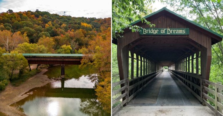 This Ohio Covered Bridge Brings History To Life In Just One Walk