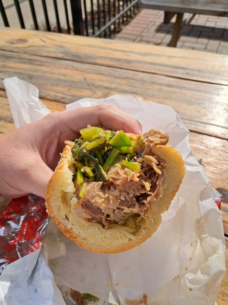 The Italian Beef Sandwich Sells Out First