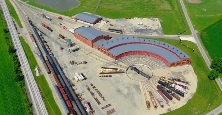 This Ohio Roundhouse Feels Like A Cathedral Built For Steam-Era Giants