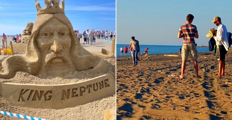 This Ohio Sand Sculpture Stop Turns A July Shoreline Visit Into Something Different