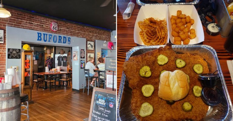 This Old-Fashioned Illinois Restaurant Serves One Of The Midwest’s Biggest Tenderloins