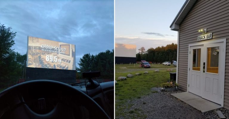 This Old-Fashioned Maine Drive-In Movie Theater Feels Like Stepping Back In Time