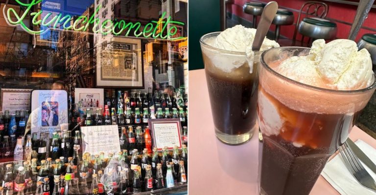 This Old-School New York Luncheonette Turned A Classic Coke Float Into A Social Media Moment