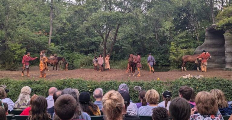 This Outdoor Theater In Ohio Brings History Roaring To Life Under The Stars