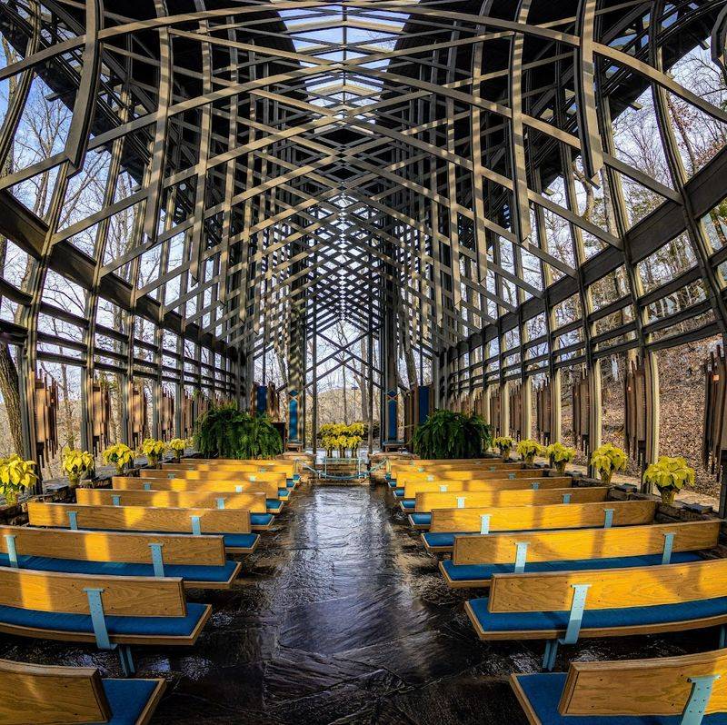 Woodland Glass Chapel In The Ozarks