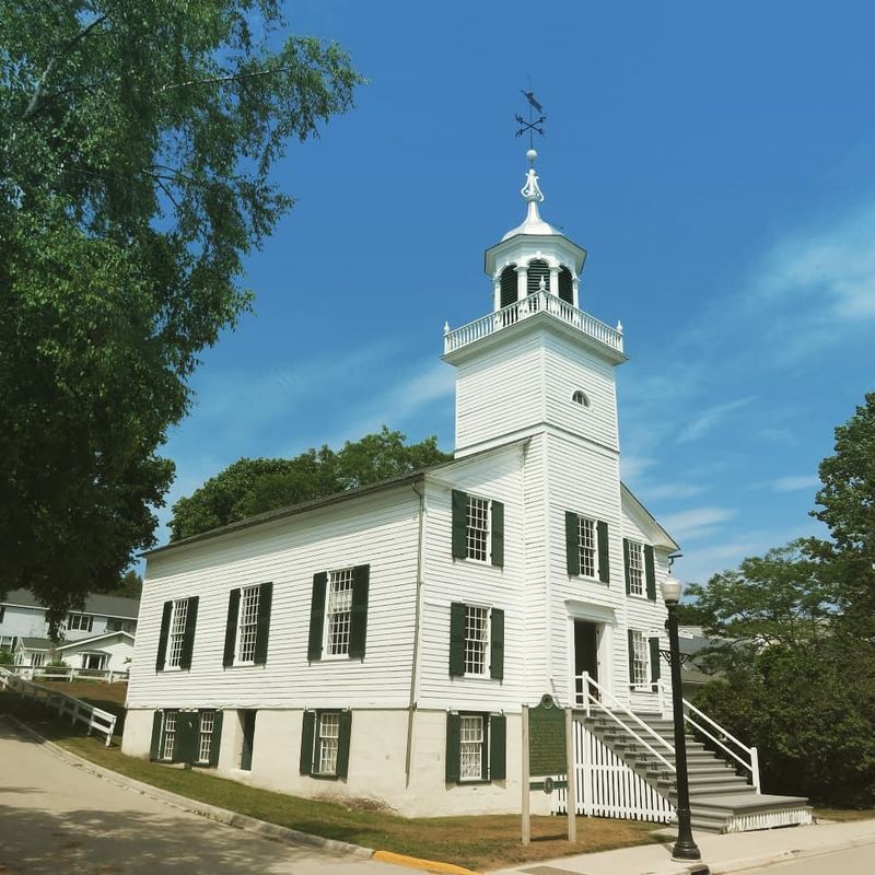 First Light On White Clapboard