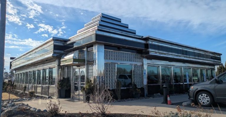 This Pennsylvania Diner Offers A Carnitas Burrito Paired With Fries And A Huge Pancake