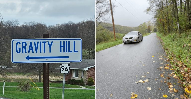 This Pennsylvania Road’s Unusual Secret Makes Cars Move Uphill On Their Own