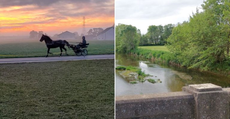 This Quiet Pennsylvania Farm Village Looks Straight Out of a Winter Postcard