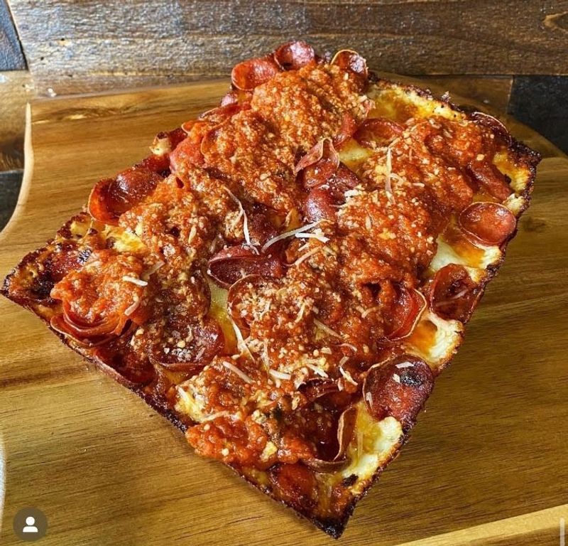 The Detroit 1946 Pizza Is Their Signature Masterpiece