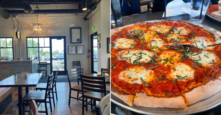 Inside Licari’s, and probably the best pizza in Michigan