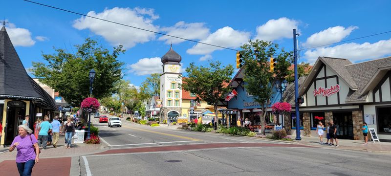 Strolling Main Street At River Pace