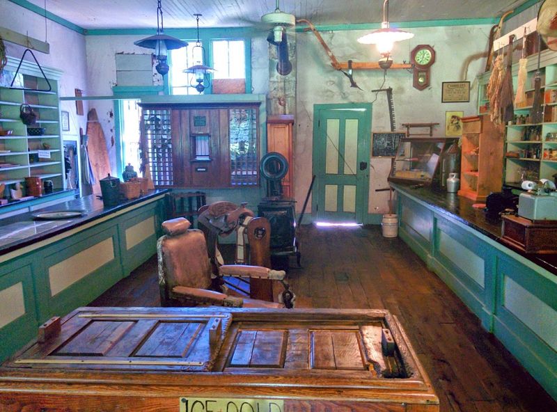 Original Tools, Furnishings, and Farm Equipment on Display