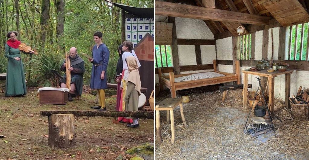 This Recreated Medieval Village In Washington Brings The 14th Century ...