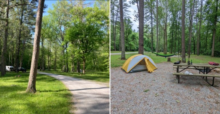 This Remote Illinois Campground Requires Effort To Reach, But The Views Are Worth It