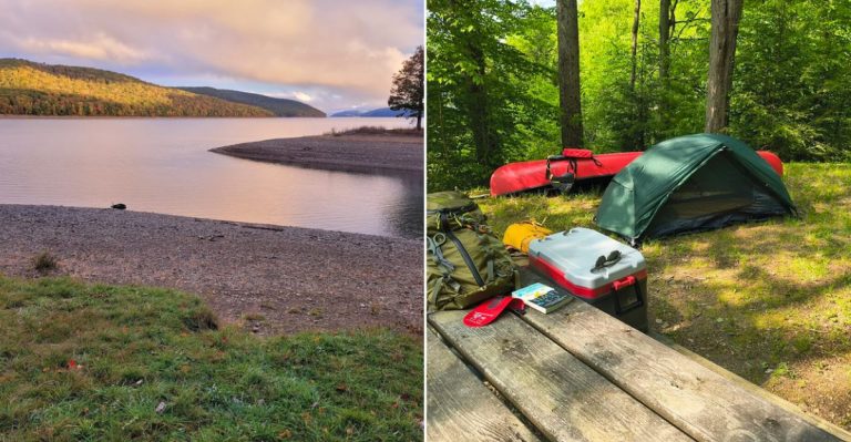 This Remote Pennsylvania Campground Turns A Scenic Hike Into A Journey To Unreal Lake Views