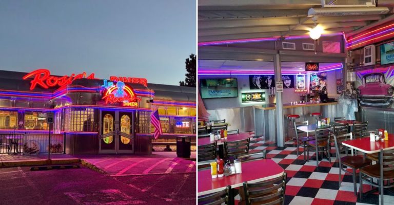 This Retro Aurora Diner Serves Their Malts Thick And Their Burgers Juicy