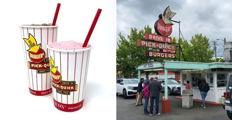 This Retro Washington Drive-In Has Been Serving Perfect Milkshakes For Decades