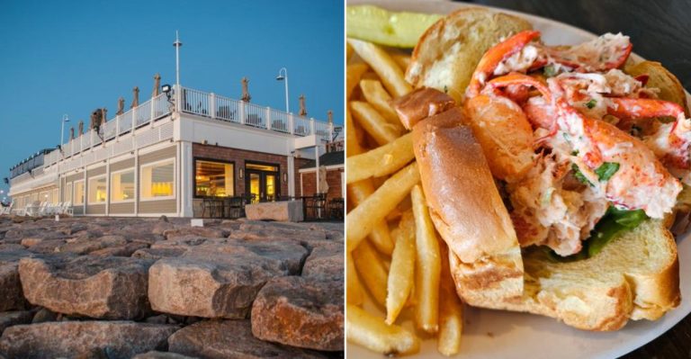 This Rhode Island Seaside Café Pairs Ocean Breezes With Lobster Rolls Worth the Trip