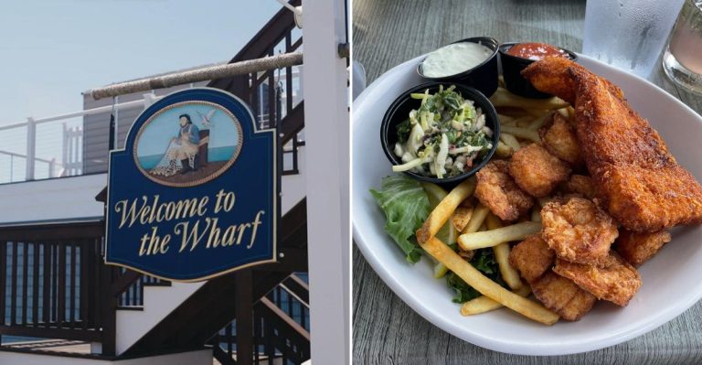 This Rhode Island Wharf Café Serves Fried Fish So Fresh, Locals Say It Tastes Like The Ocean Itself
