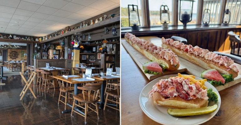 This Roadside Seafood Landmark In Maine Is A Must-Visit For Baked Haddock Lovers