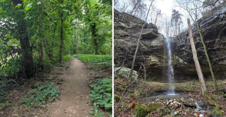 This Scenic Arkansas Hike Leads To A Hidden Staircase Cascade