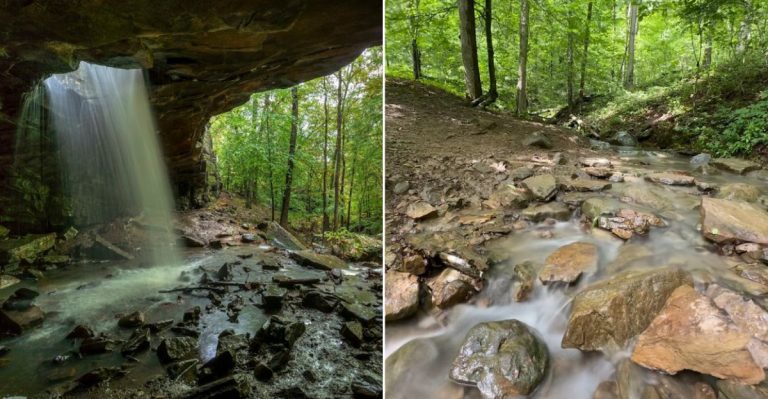 This Scenic Arkansas Rock Waterfall Is A Hidden Natural Wonder