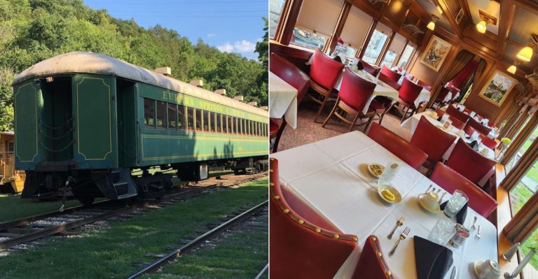 This Scenic Dinner Train In Arkansas Is A Romantic Ride Through The Ozark Mountains